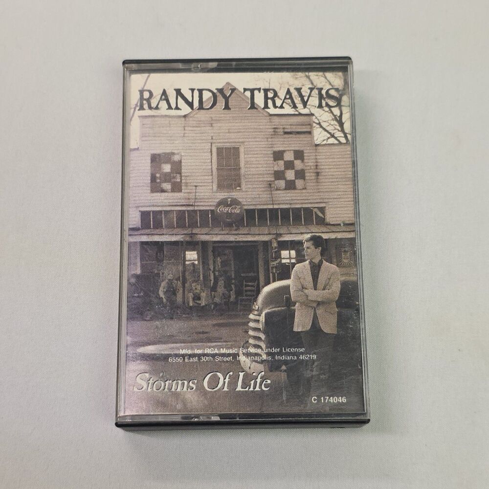 Randy Travis Storms Of Life Cassette 1986 Warner Bros Vintage Music